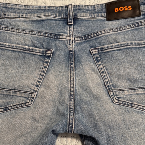 Boss Faded Denim Jeans - Picture 6 of 8